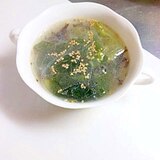 具沢山の中華スープ